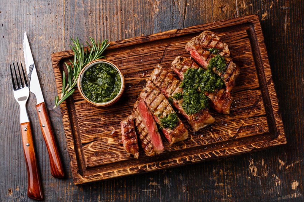 Recipe Cape Grim Rib Eye With Chimichurri Sauce01