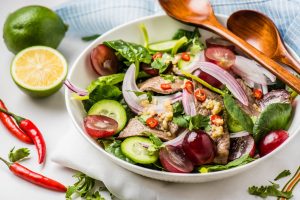 Recipe Bbq Sirloin Salad With Nahm Jihm Dressing