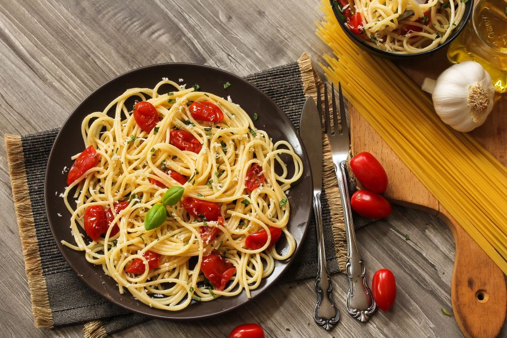 Cherry Tomato Spaghetti