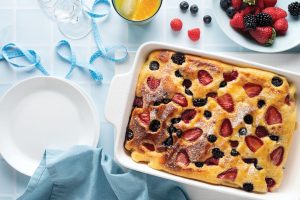 Berry Pancake Tray Bake