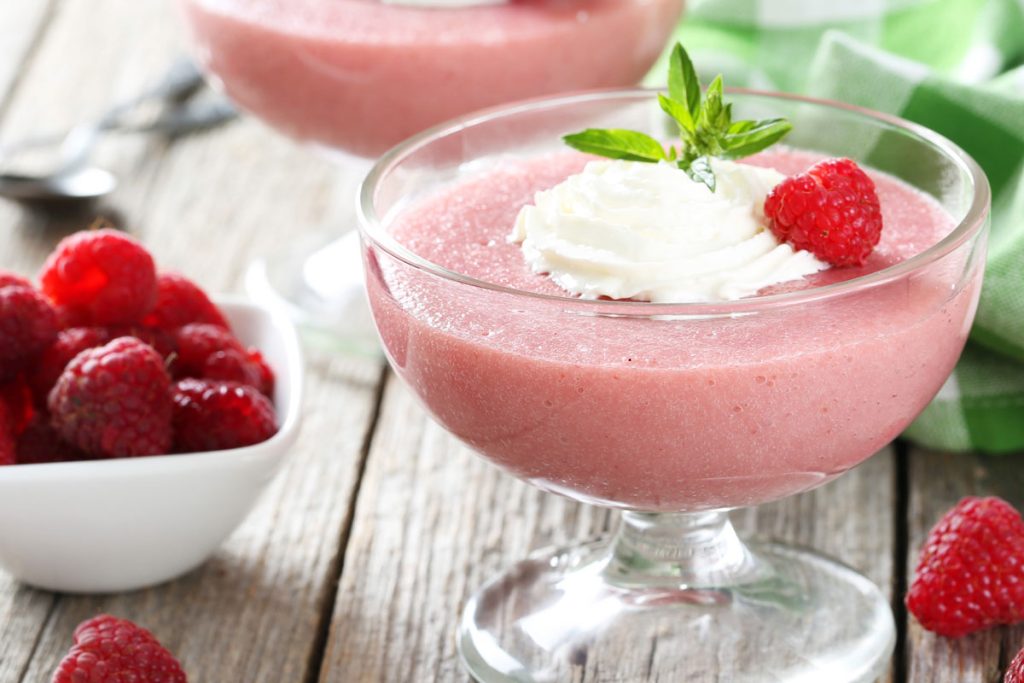 Marketplace Raspberry Champagne Possets