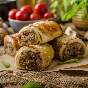 Recipe Caramelised Apple And Fennel Pork Sausage Rolls