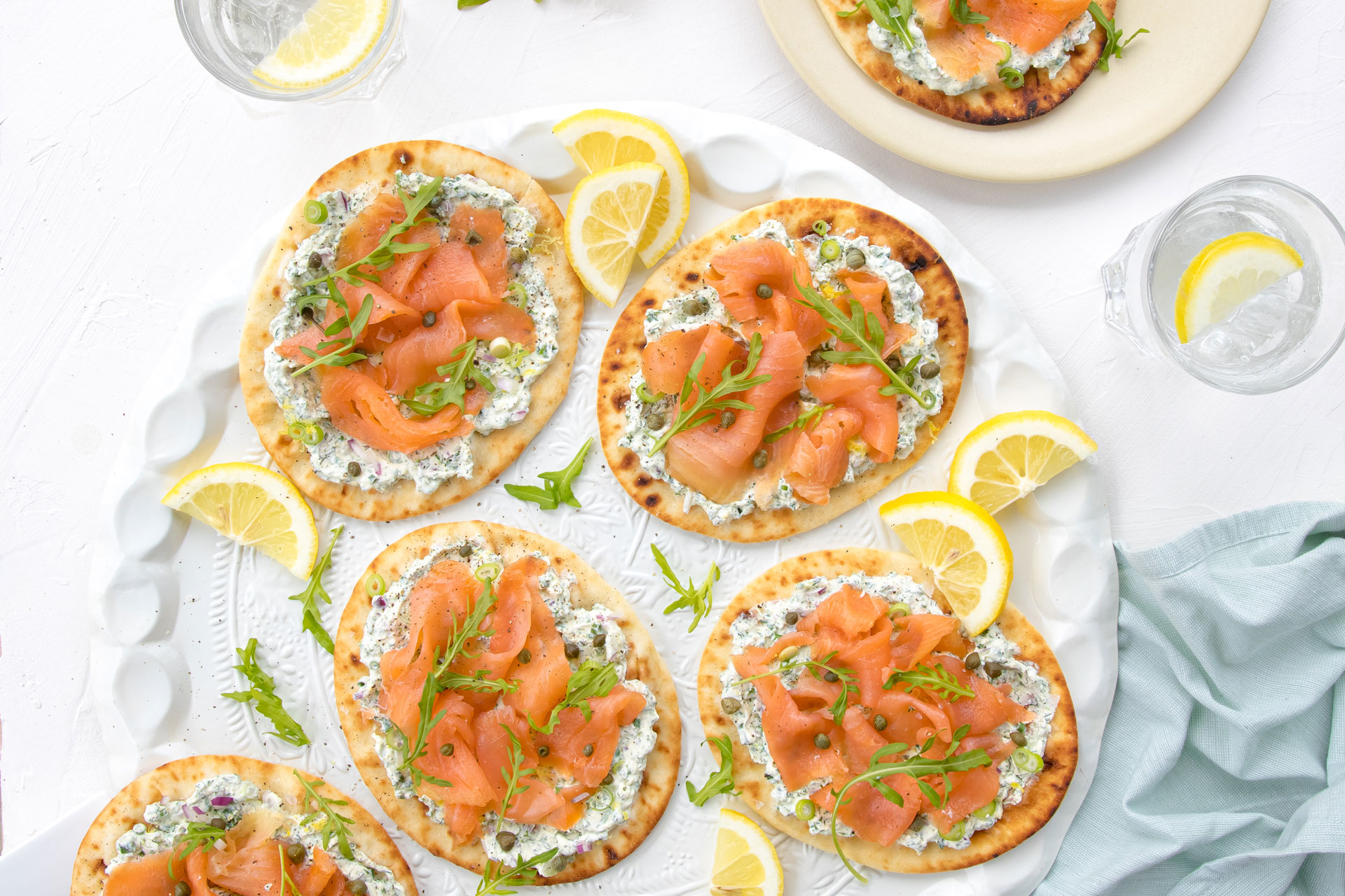 Salmon Naans