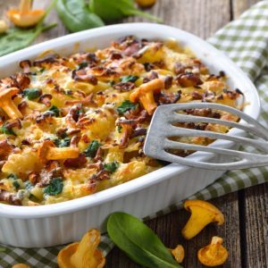 Recipe Cheesy Mushroom Stroganoff Pasta Bake