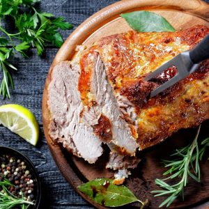 Recipe Roast Pork With Apple Apricot Stuffing