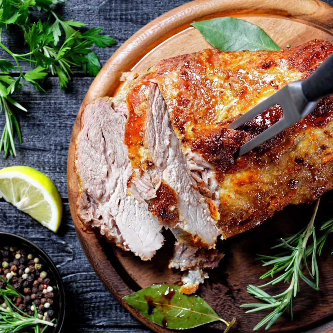 Recipe Roast Pork With Apple Apricot Stuffing