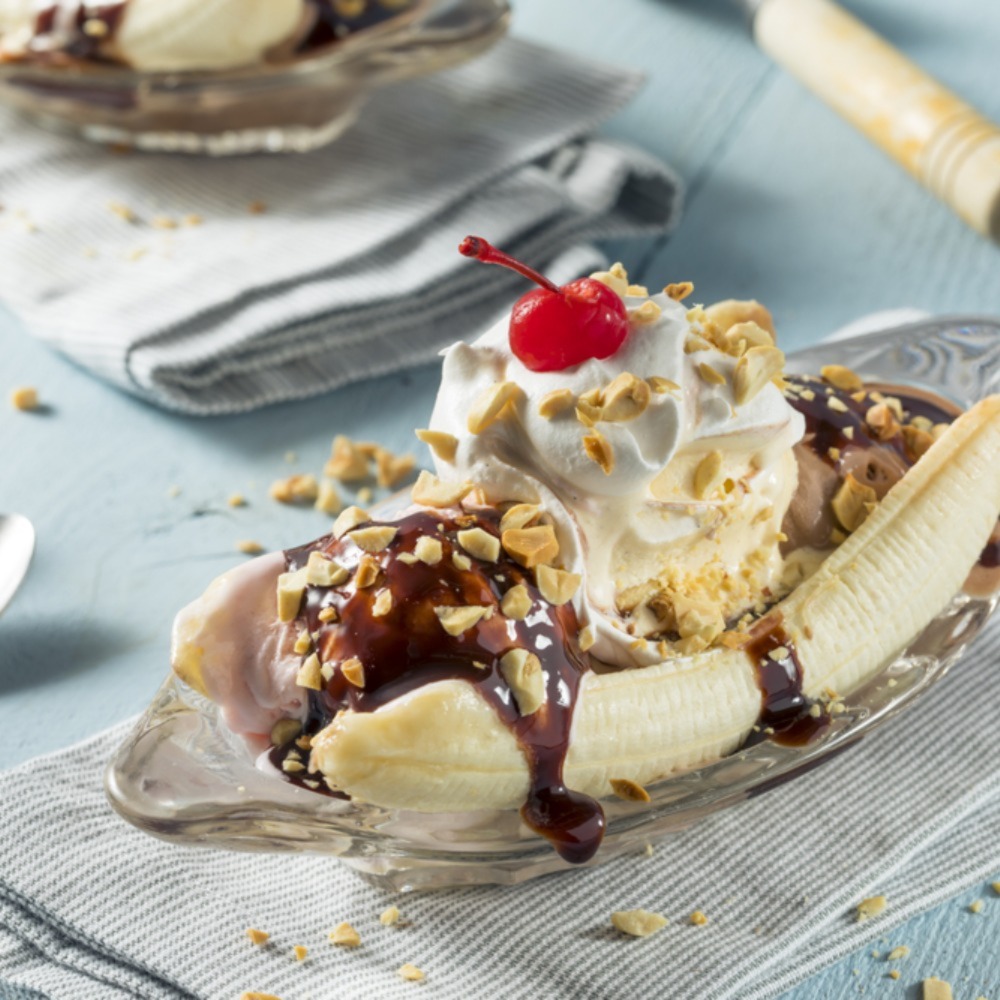 Recipe Caremelised Banana Split