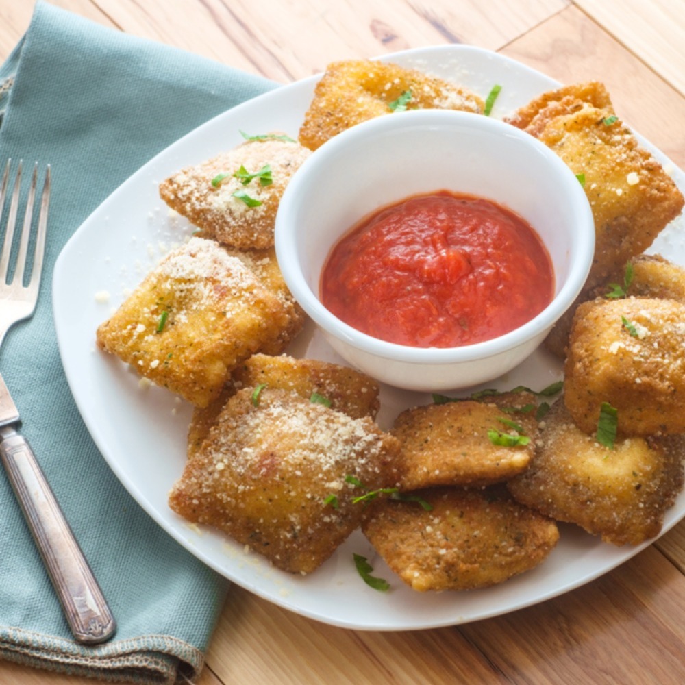 Recipe Crisp Fried Cheese Ravioli