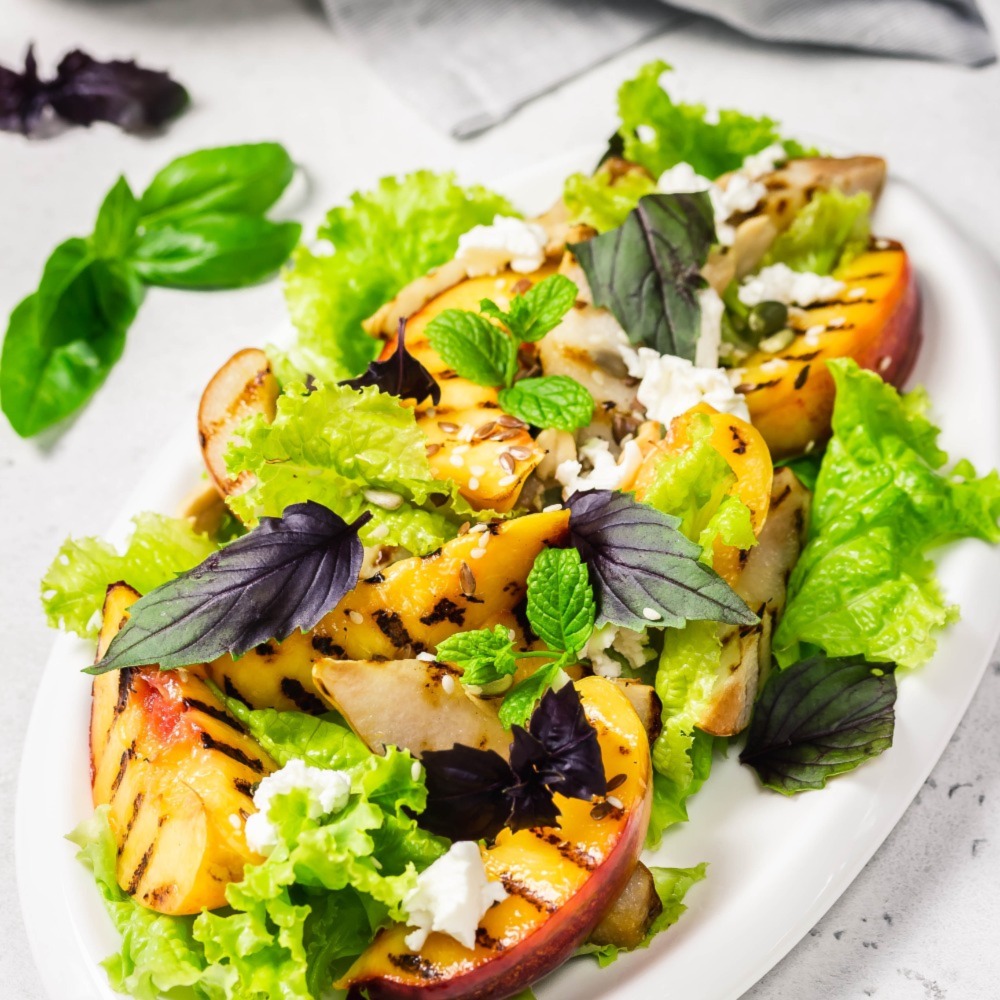 Recipe Grilled Yellow Nectarine Salad