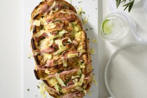 Recipe Ham And Cheese Pull Apart Bread