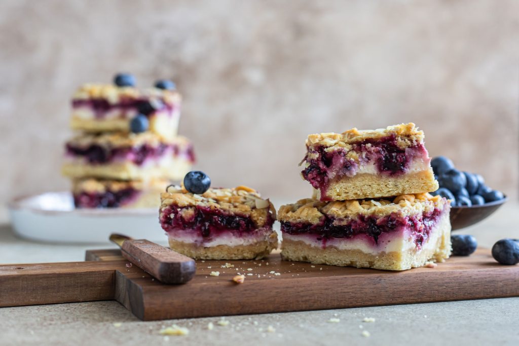 Marketplace Blueberry Crumble Slice