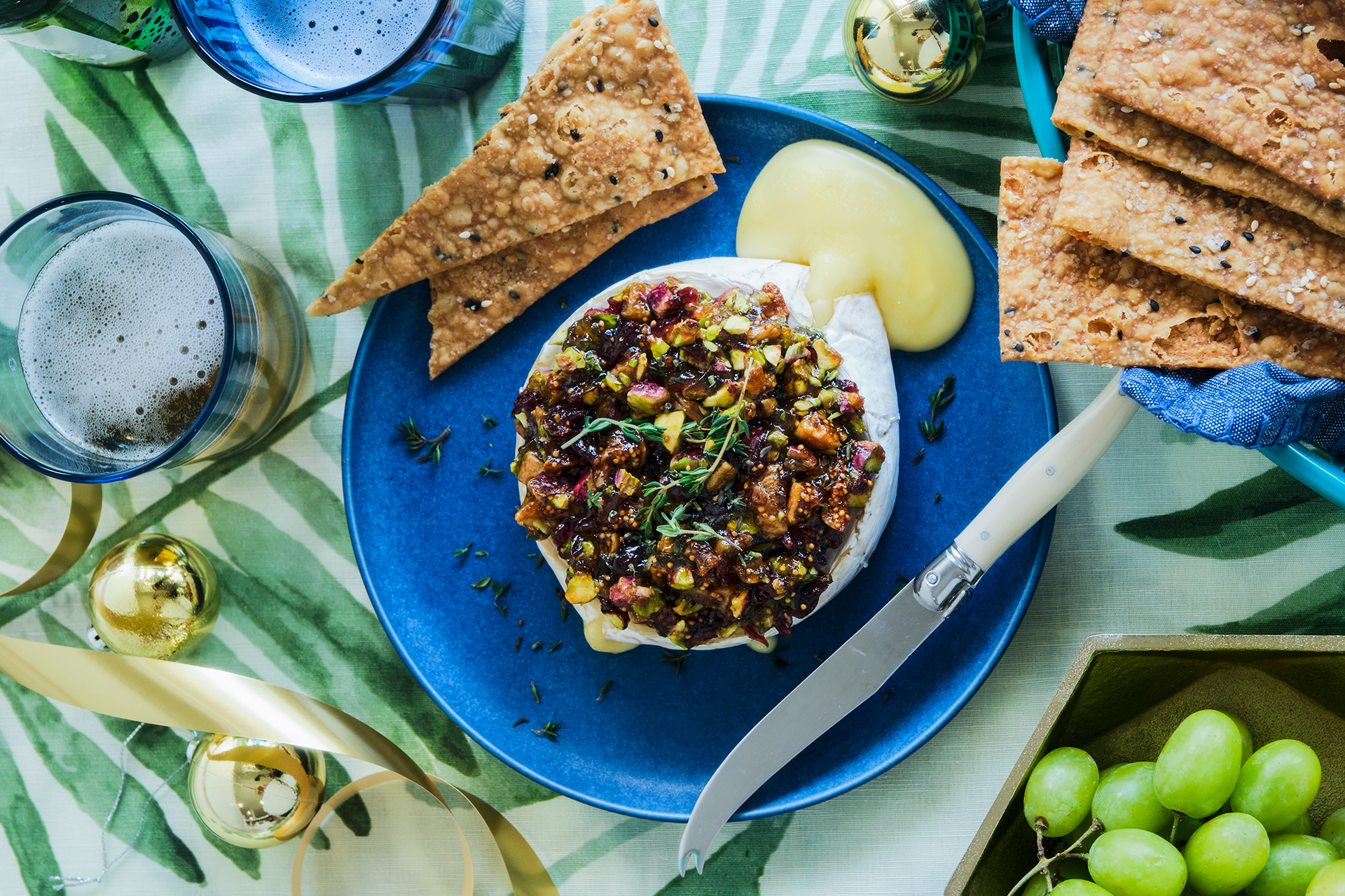 Recipe Baked Brie With Fig Cranberry Pistachio