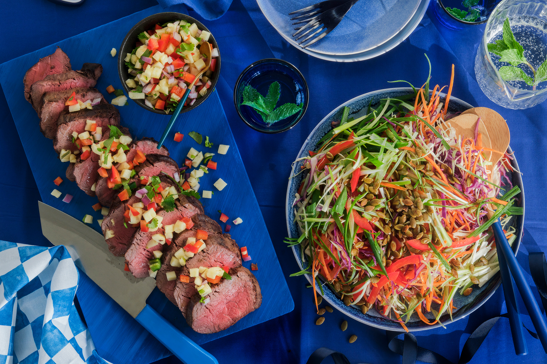 Recipe Bbq Beef Fillet With Pineapple Salsa