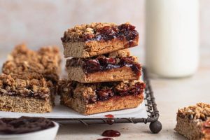 Plum Crumble Bars