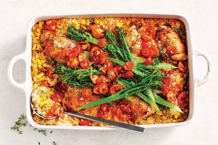 Broccolini Cheddar Chicken Rice Bake 161931 1